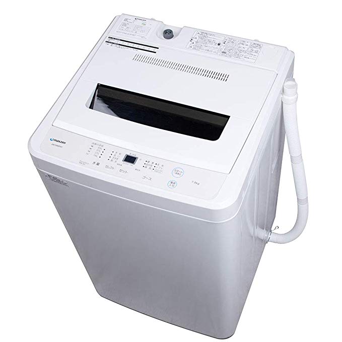 maxzen 洗濯機 6.0kg 一人暮らし マクスゼン 風乾燥 槽洗浄 凍結防止 チャイルドロック ホワイト JW60WP01WH B07RWR7BX6 1枚目